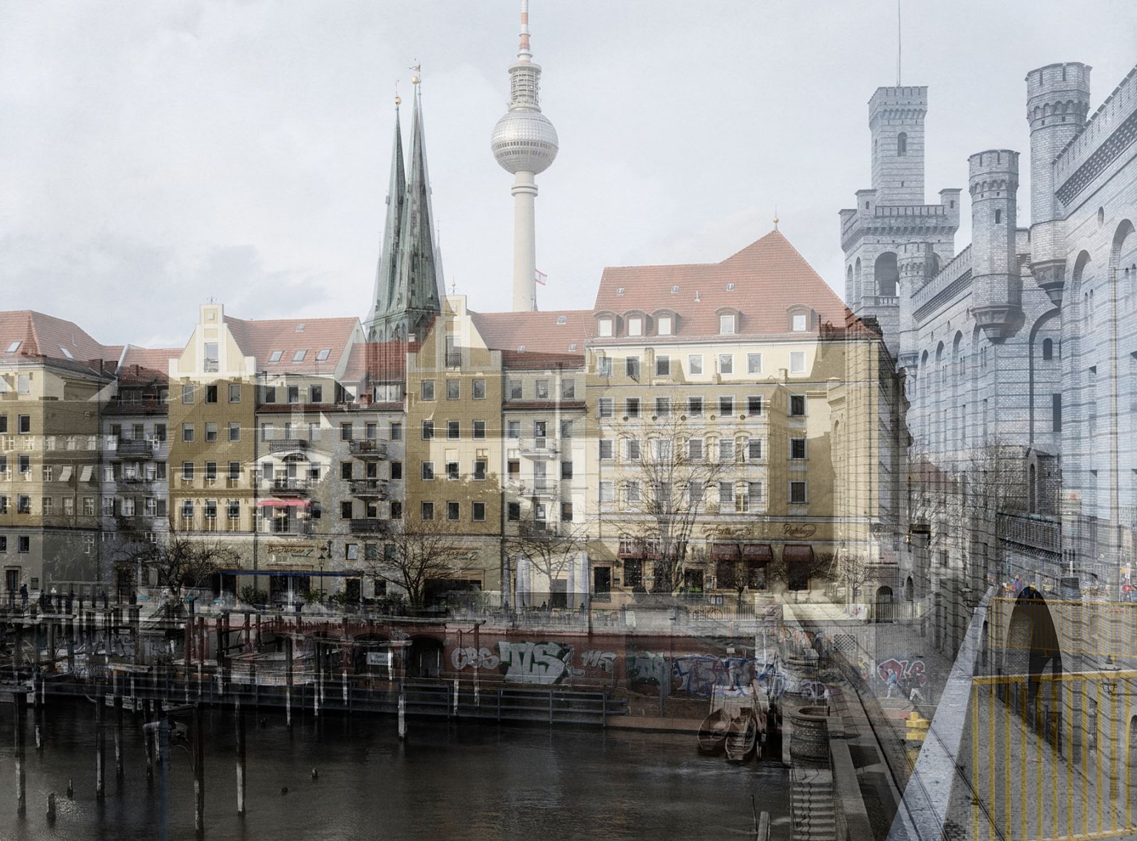 M&uuml;hlendamm, Berlin (1886/2023), ArchiveInkJet-Print